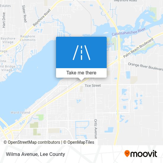 Mapa de Wilma Avenue