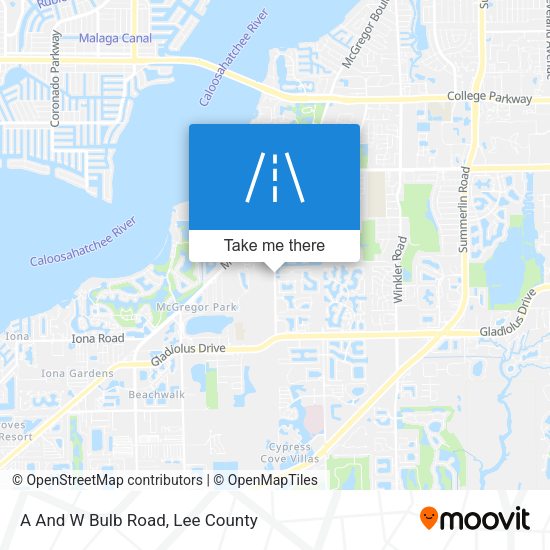 A And W Bulb Road map