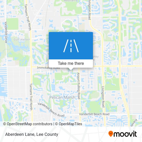 Mapa de Aberdeen Lane