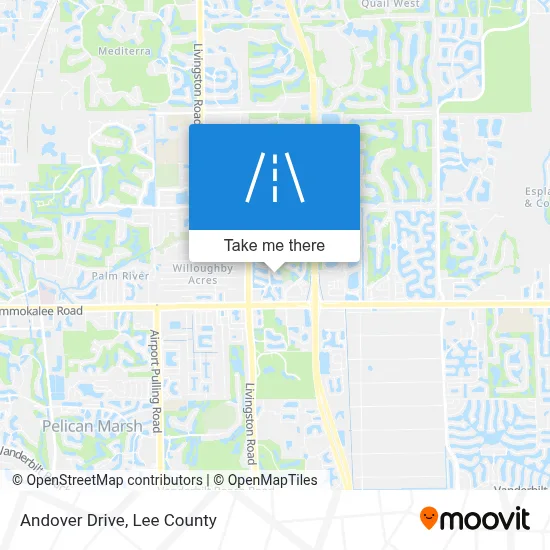 Andover Drive map