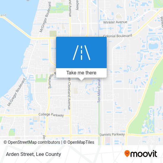 Mapa de Arden Street