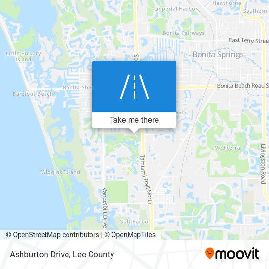 Ashburton Drive map