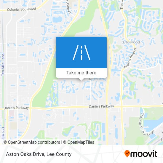 Aston Oaks Drive map