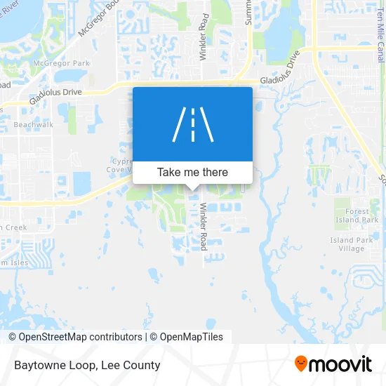 Baytowne Loop map