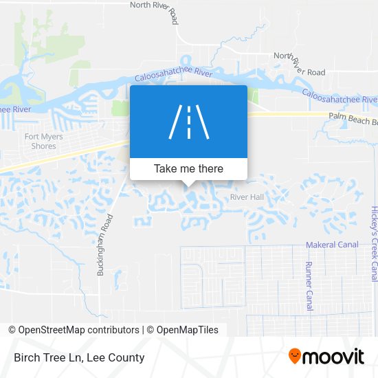 Mapa de Birch Tree Ln