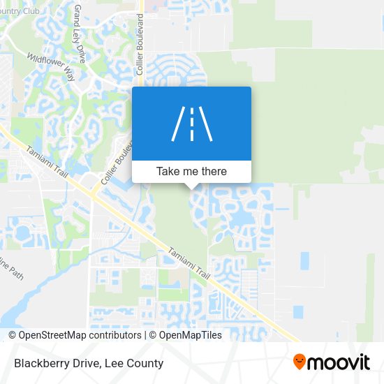 Blackberry Drive map