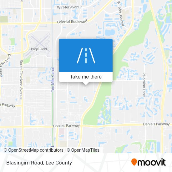 Mapa de Blasingim Road