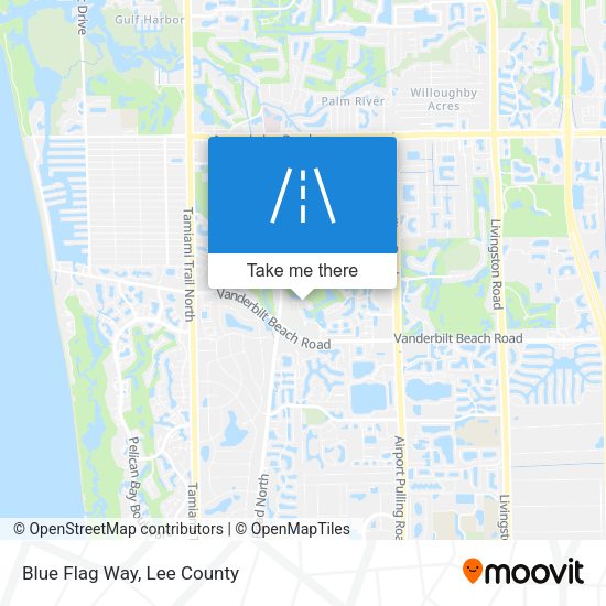 Mapa de Blue Flag Way