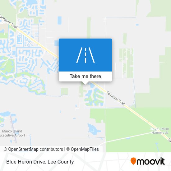 Blue Heron Drive map