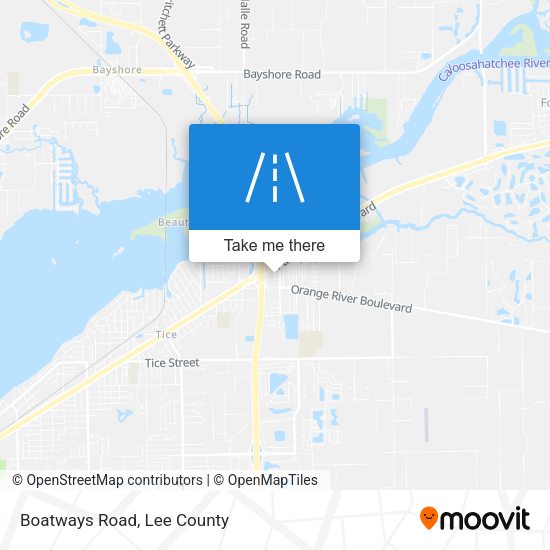 Mapa de Boatways Road