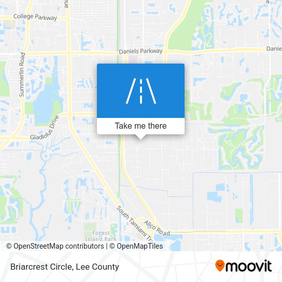 Mapa de Briarcrest Circle