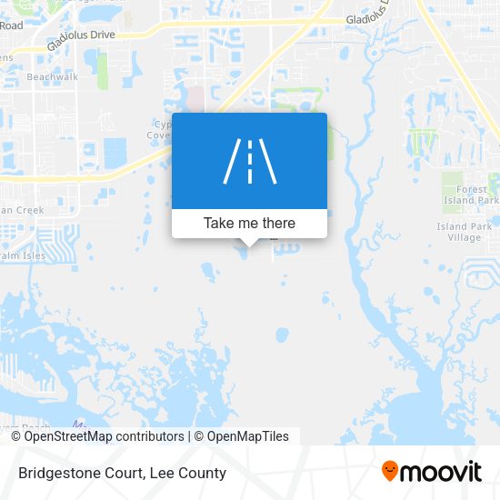 Mapa de Bridgestone Court