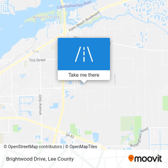 Mapa de Brightwood Drive