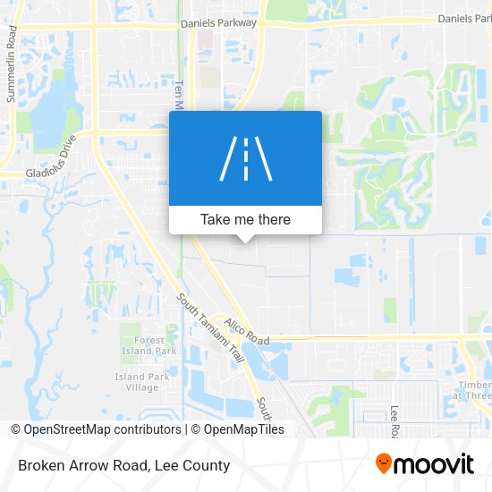 Broken Arrow Road map