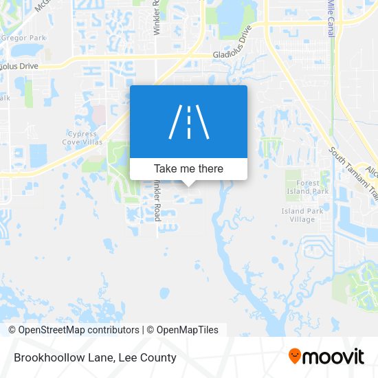 Brookhoollow Lane map