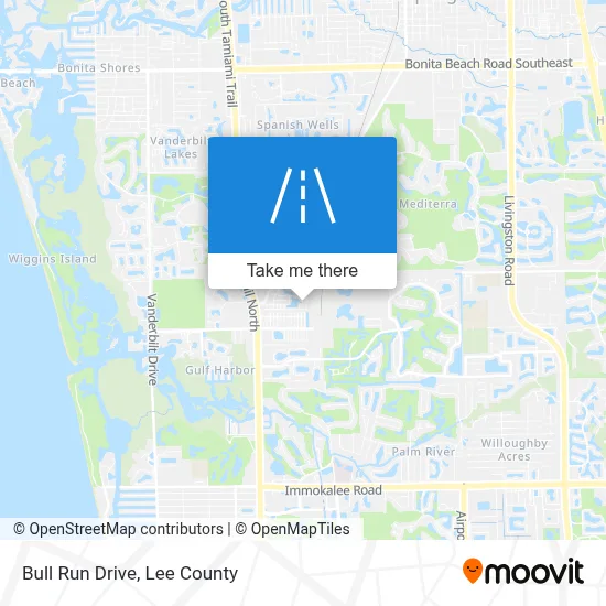 Bull Run Drive map