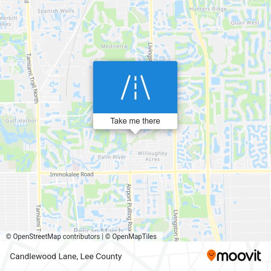 Candlewood Lane map