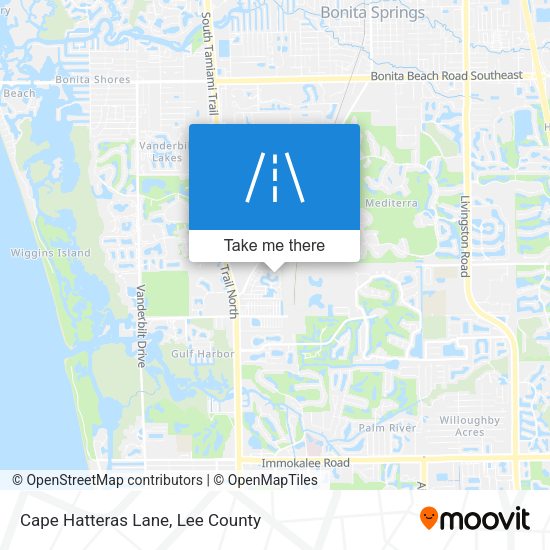 Cape Hatteras Lane map