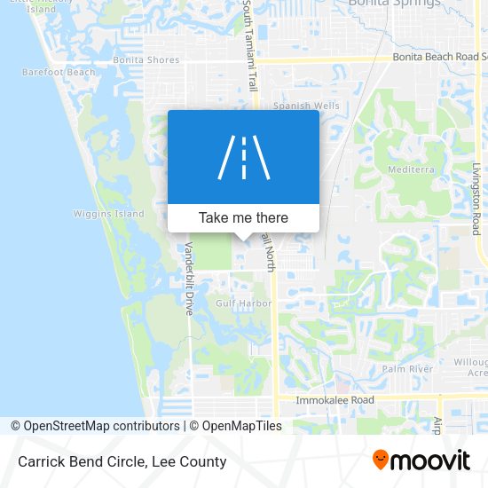 Carrick Bend Circle map