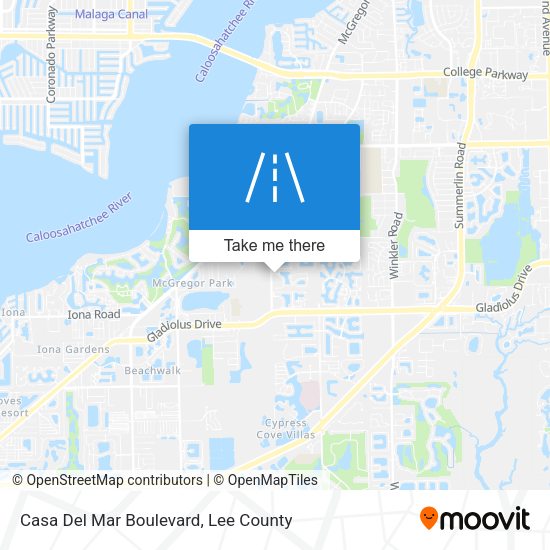 Mapa de Casa Del Mar Boulevard