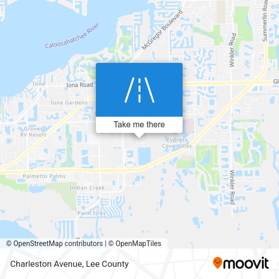 Mapa de Charleston Avenue