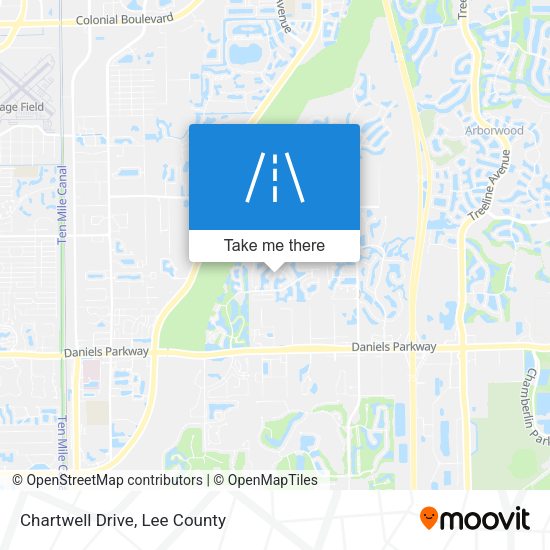 Chartwell Drive map