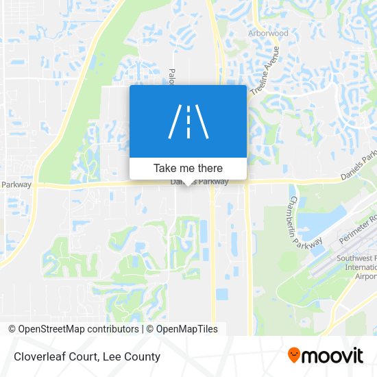 Mapa de Cloverleaf Court