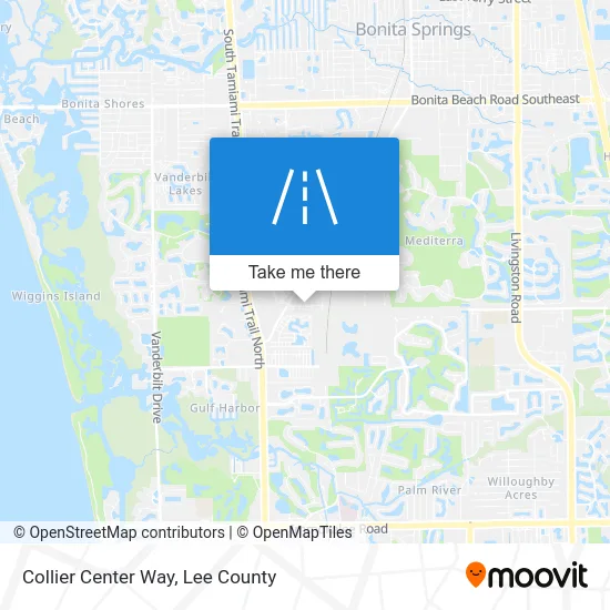 Collier Center Way map