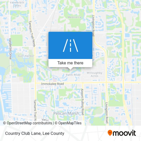 Mapa de Country Club Lane