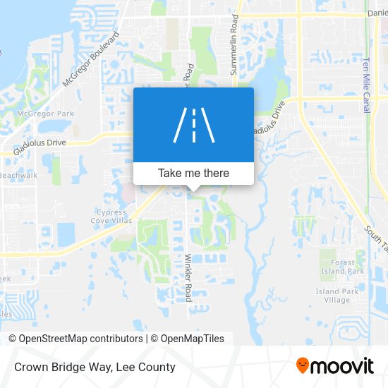 Crown Bridge Way map