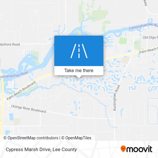 Cypress Marsh Drive map