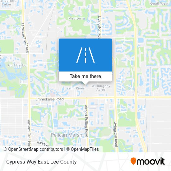 Mapa de Cypress Way East
