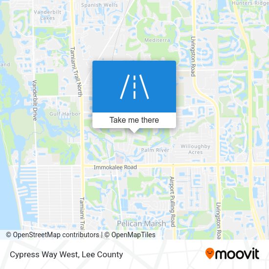 Cypress Way West map