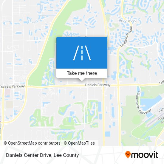 Daniels Center Drive map
