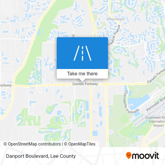 Danport Boulevard map