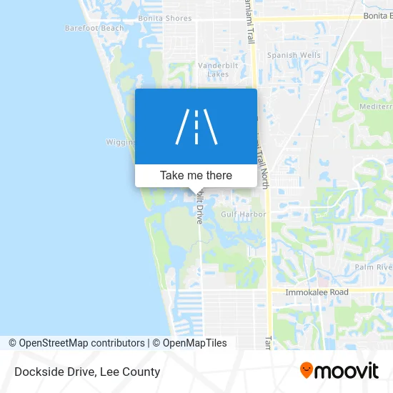 Dockside Drive map