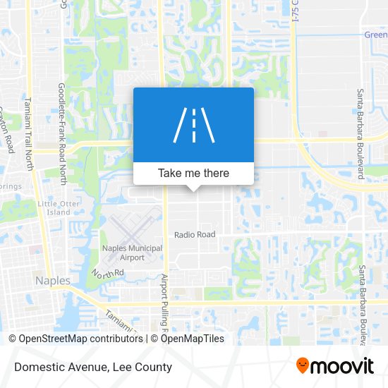 Mapa de Domestic Avenue