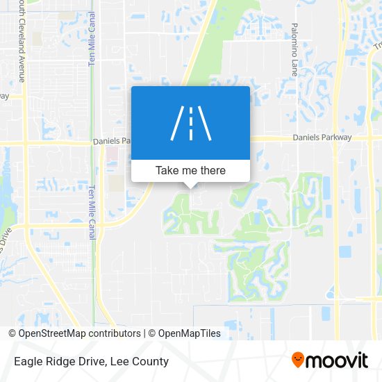 Mapa de Eagle Ridge Drive