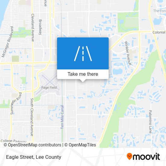 Mapa de Eagle Street