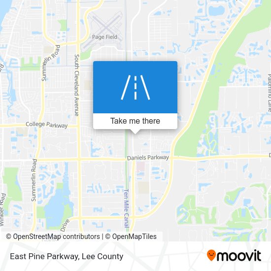 East Pine Parkway map