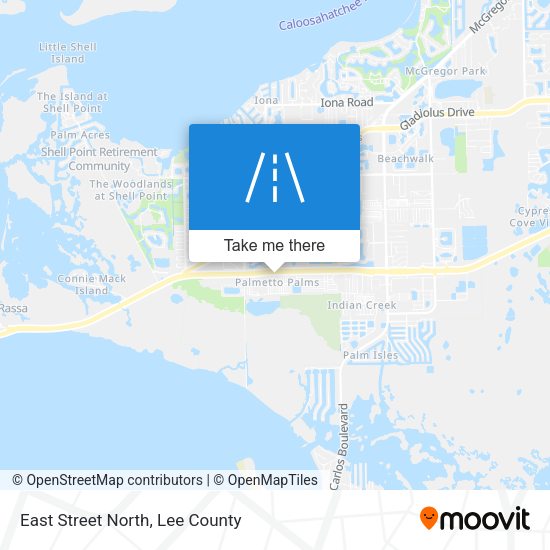 Mapa de East Street North