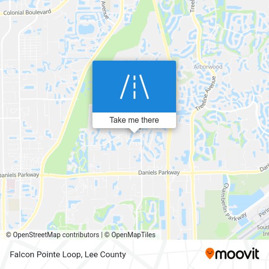 Falcon Pointe Loop map