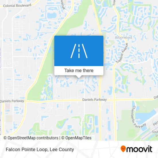 Falcon Pointe Loop map