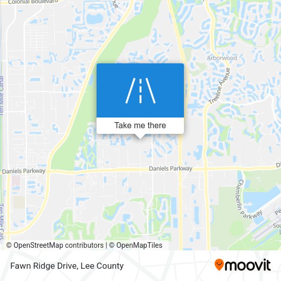 Mapa de Fawn Ridge Drive