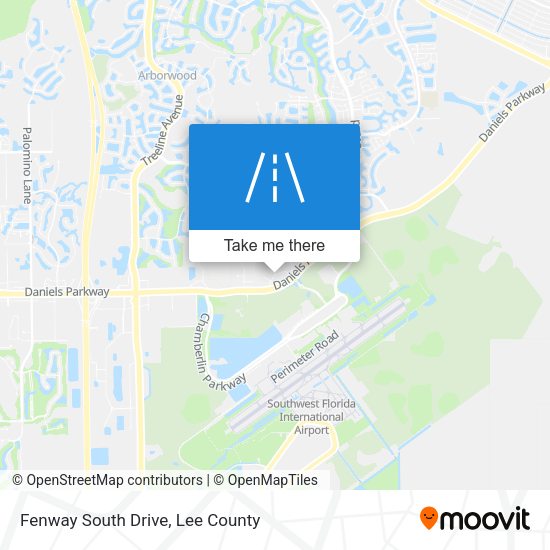 Fenway South Drive map