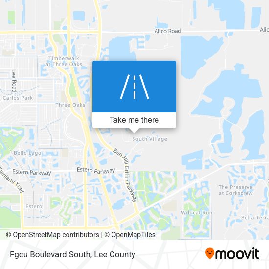 Mapa de Fgcu Boulevard South