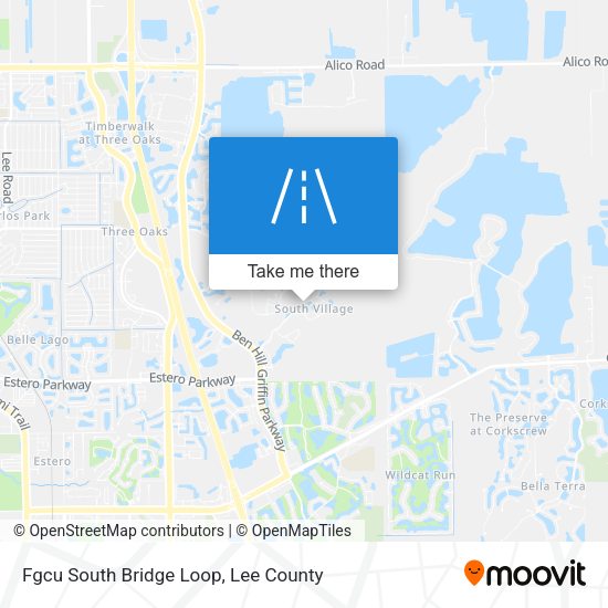 Mapa de Fgcu South Bridge Loop