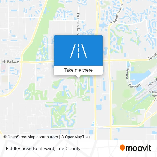 Fiddlesticks Boulevard map