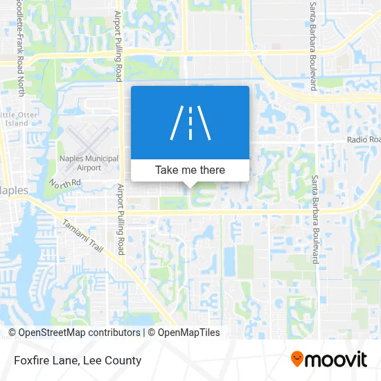 Foxfire Lane map