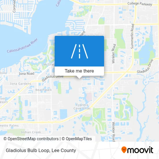 Gladiolus Bulb Loop map